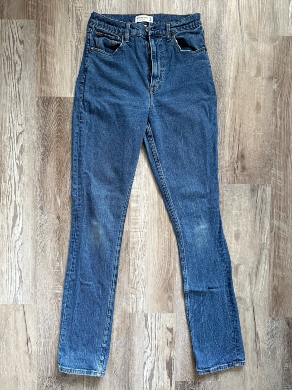 Abercrombie & Fitch Dark Blue Slim Straight Jeans